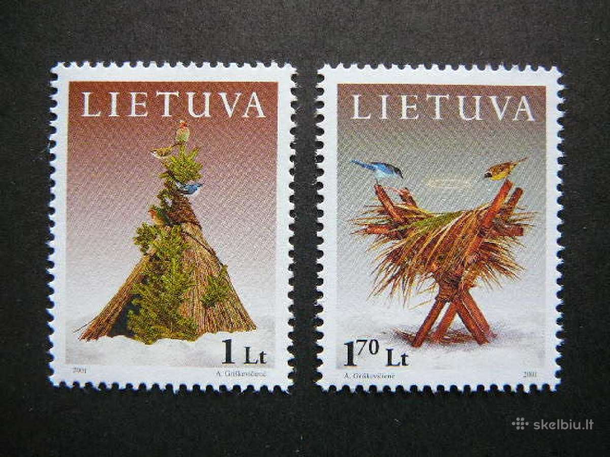 Lietuva 2001 Sventos Kaledos svarus lit777/8s