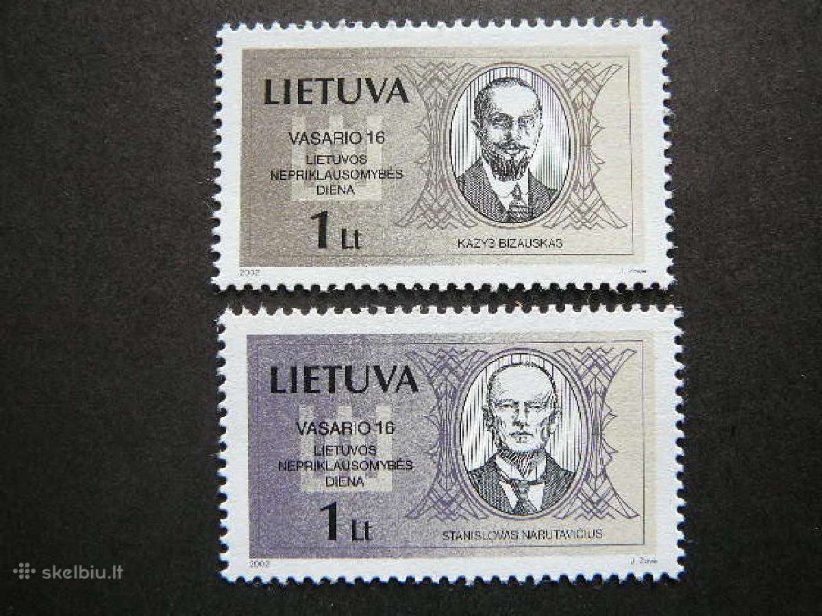 Lietuva 2002 Vasario 16 svarus lit781/2s