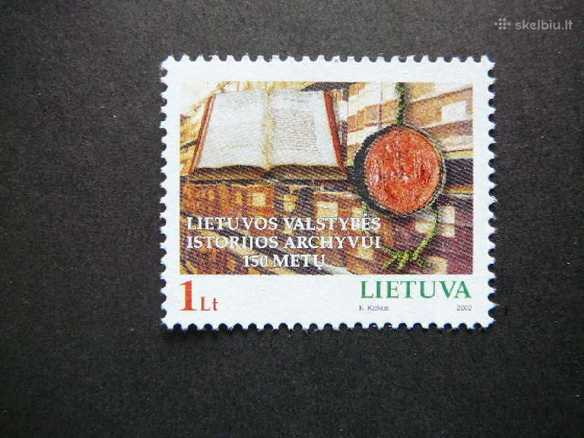 Lietuva 2002 Archyvas svarus lit789s