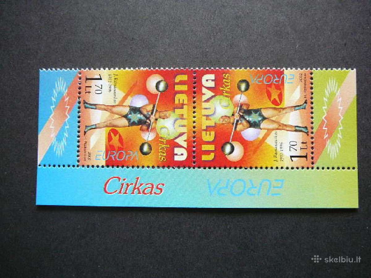 Lietuva 2002 Europa svarus tet-bes lit792s
