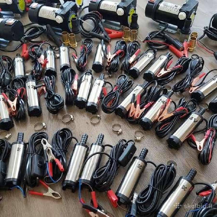 Kuro siurbliukai 12-24v 3 rusiu gera kaina