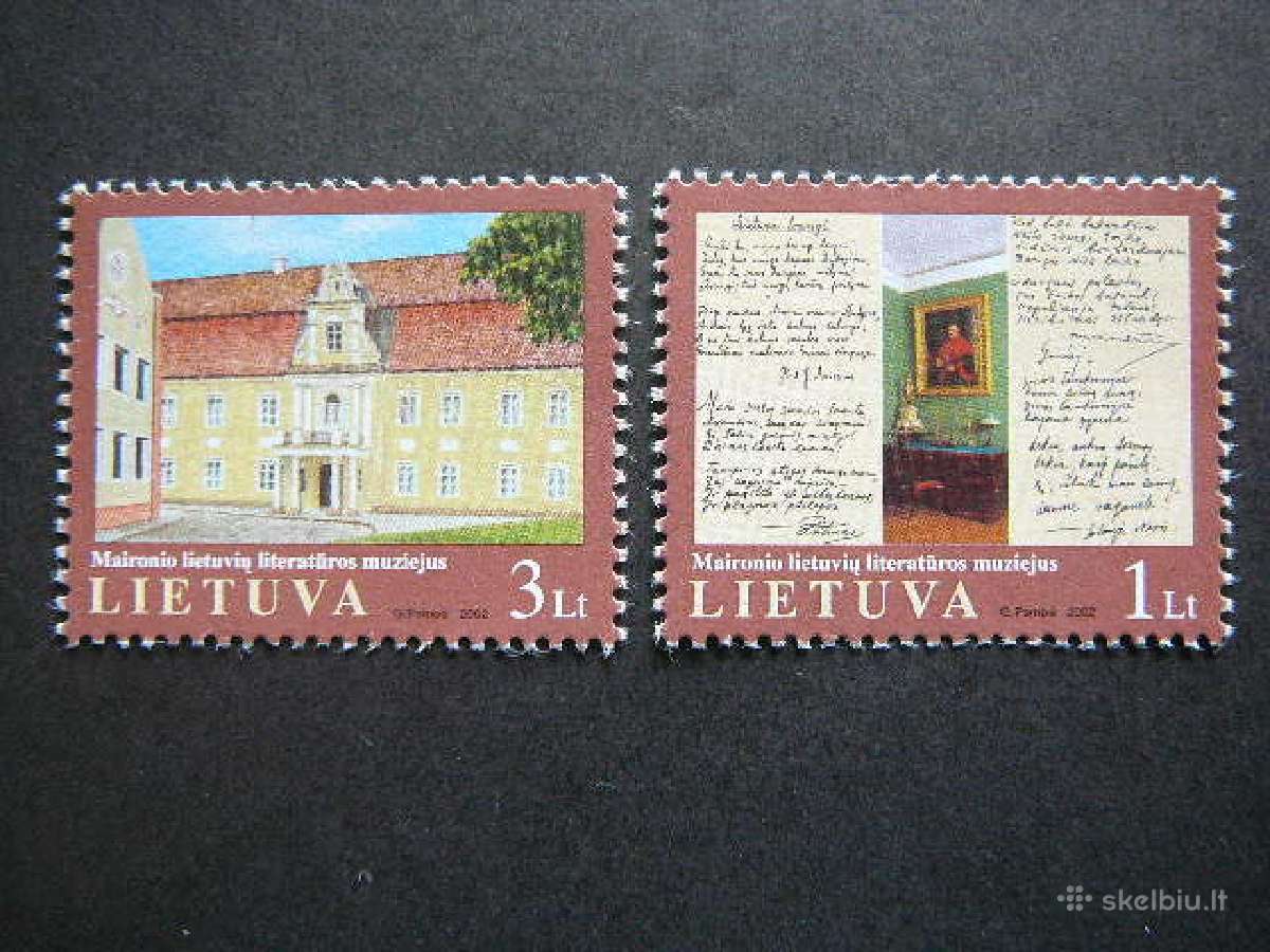 Lietuva 2002 Muziejus svarus lit801/2s