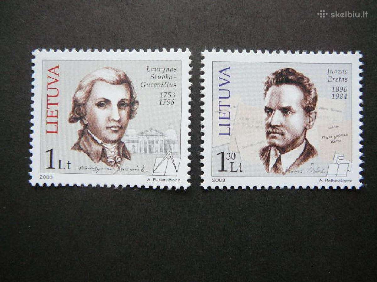 Lietuva 2003 Izymus zmones svarus lit807/8s