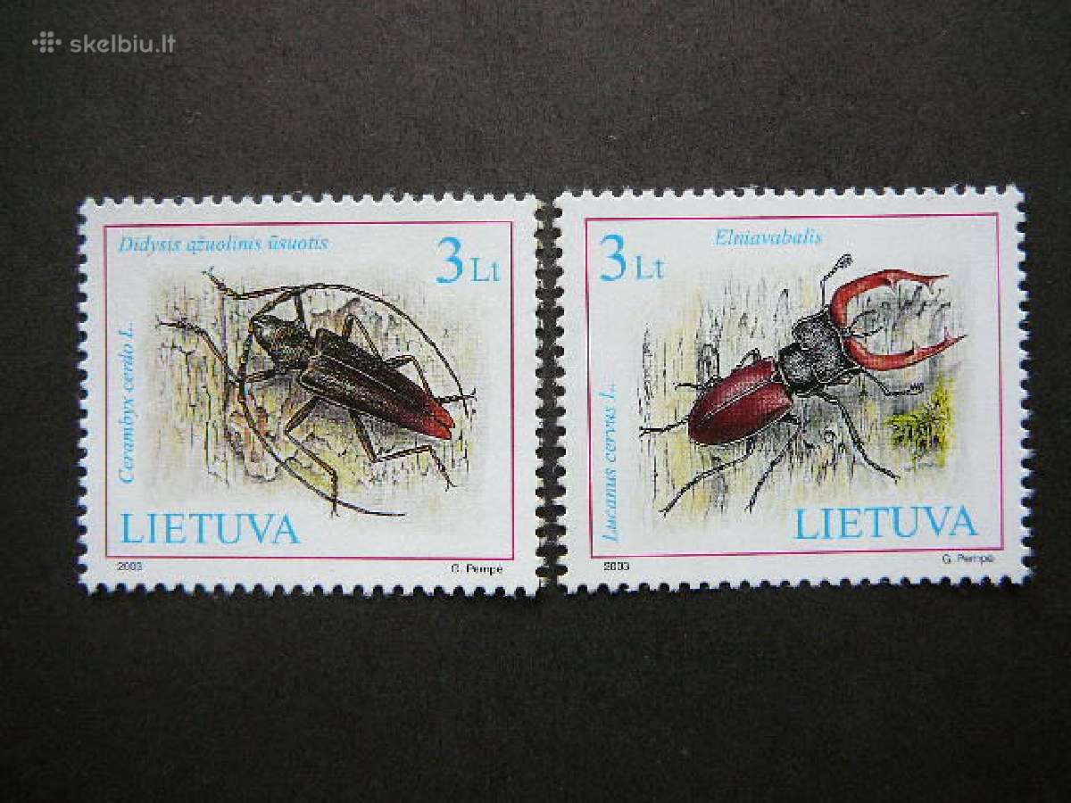 Lietuva 2003 Vabalai svarus lit819s
