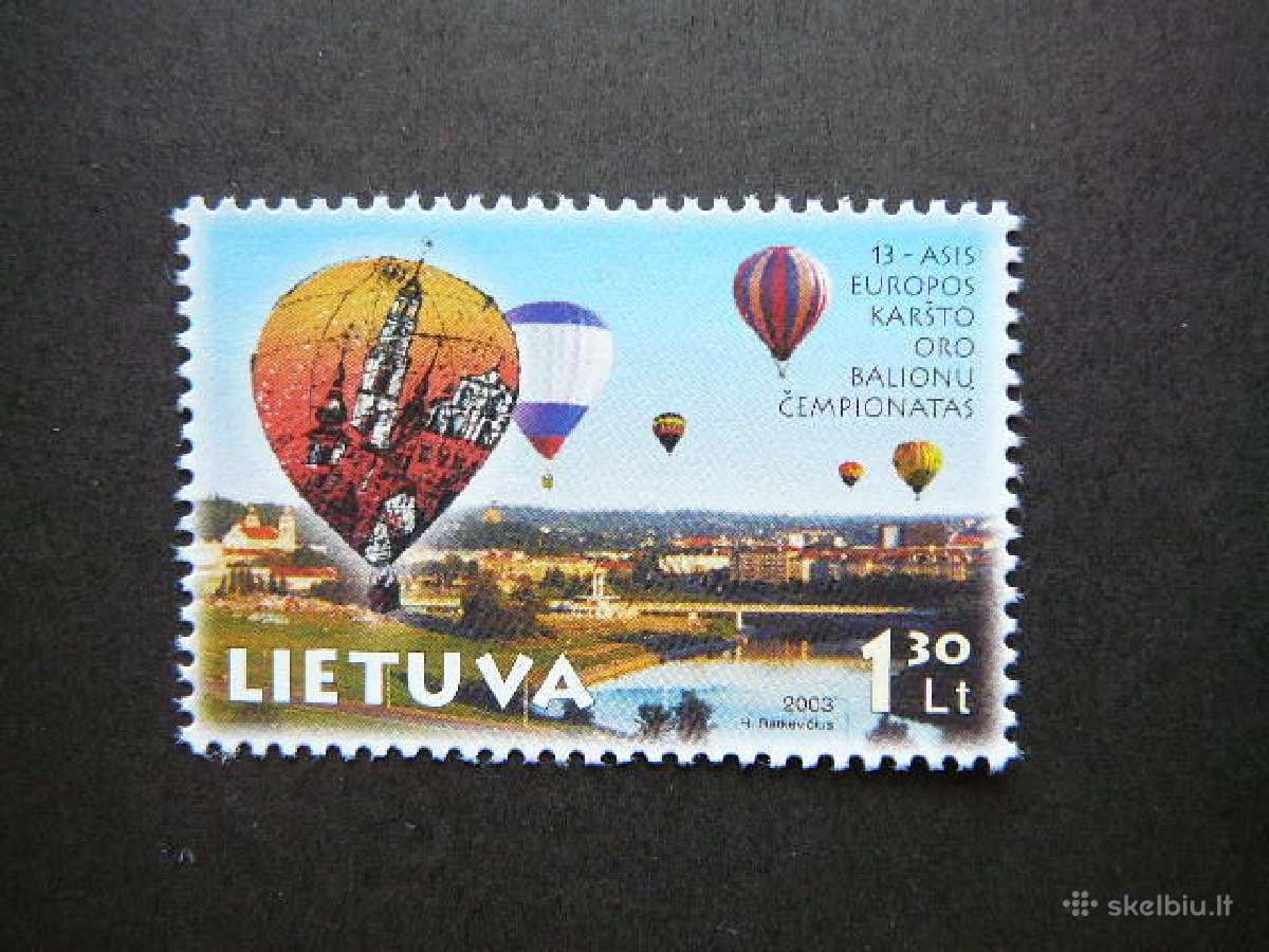 Lietuva 2003 Oro balionai svarus lit826s