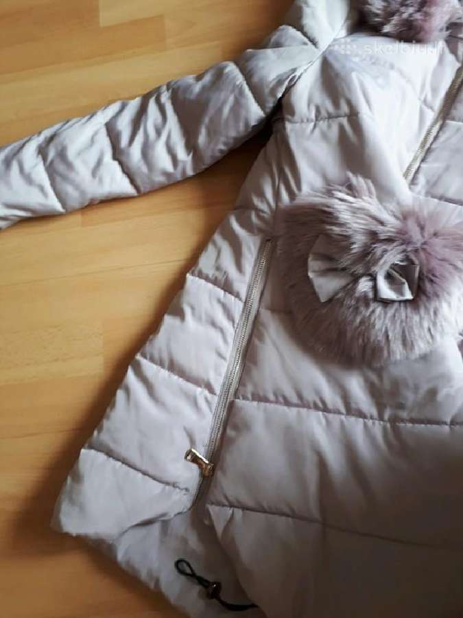 Lavandos spalvos siltas paltas - nuotraukos Nr. 2