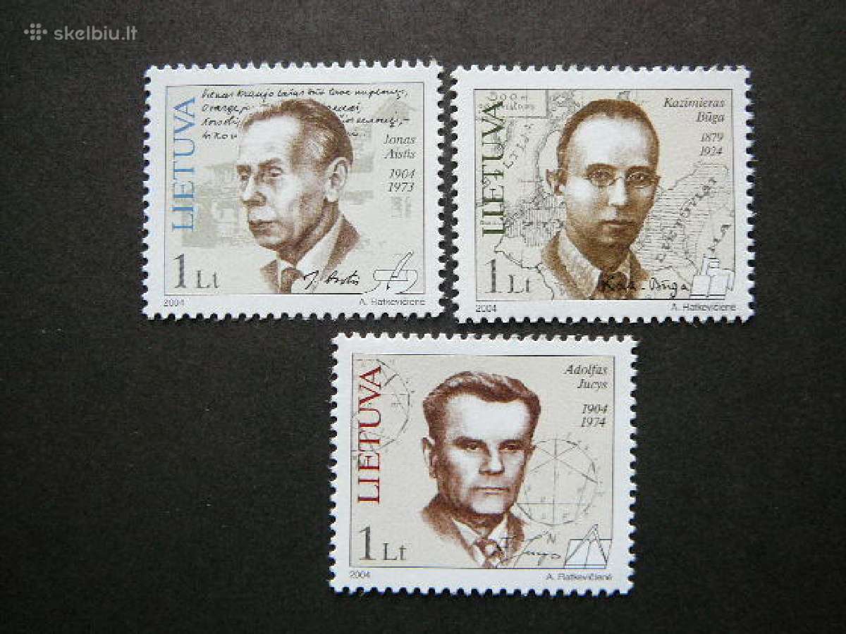 Lietuva 2004 Izymus zmones svarus lit835/7s