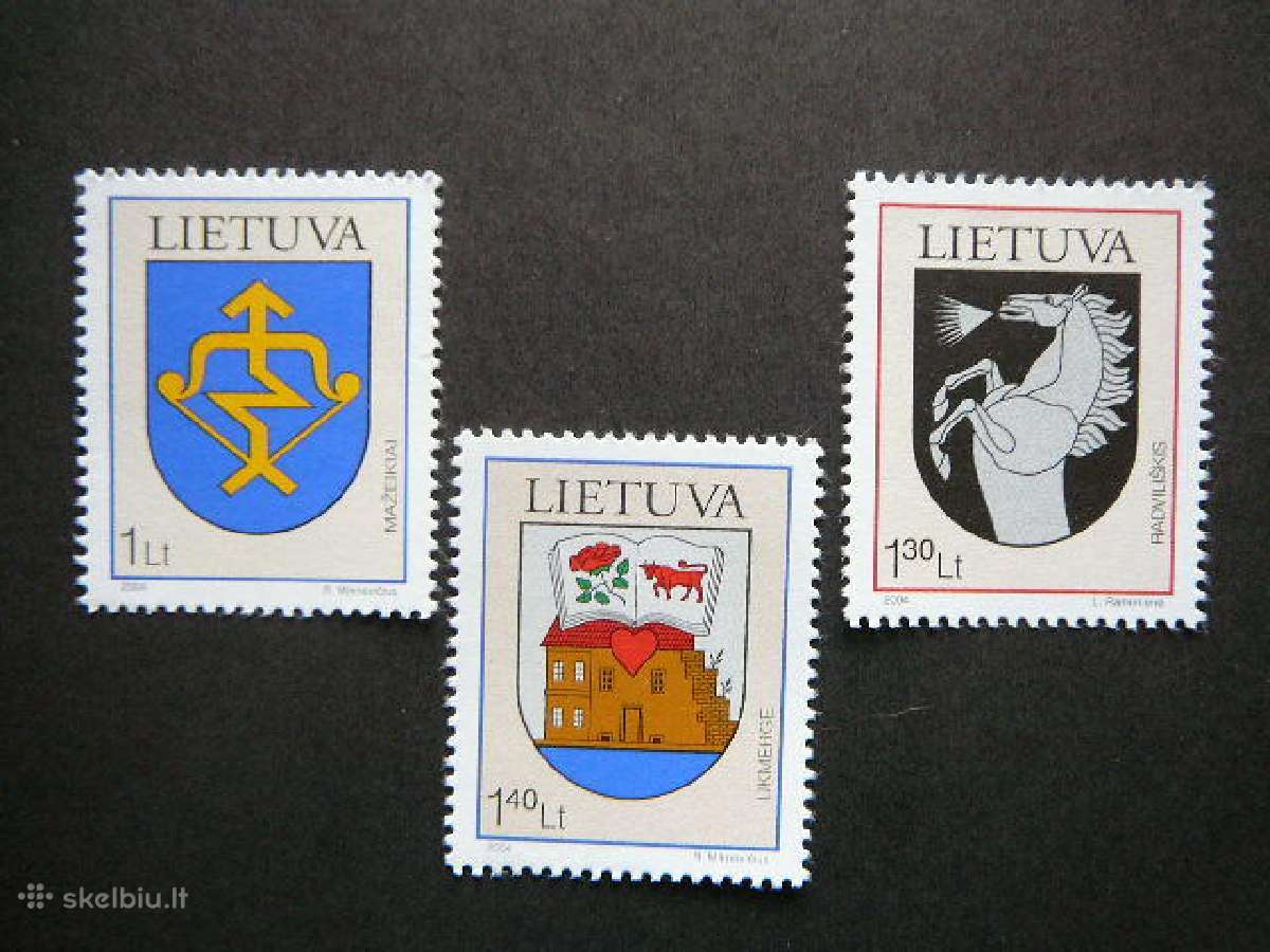Lietuva 2004 Miestu herbai svarus lit838/0s