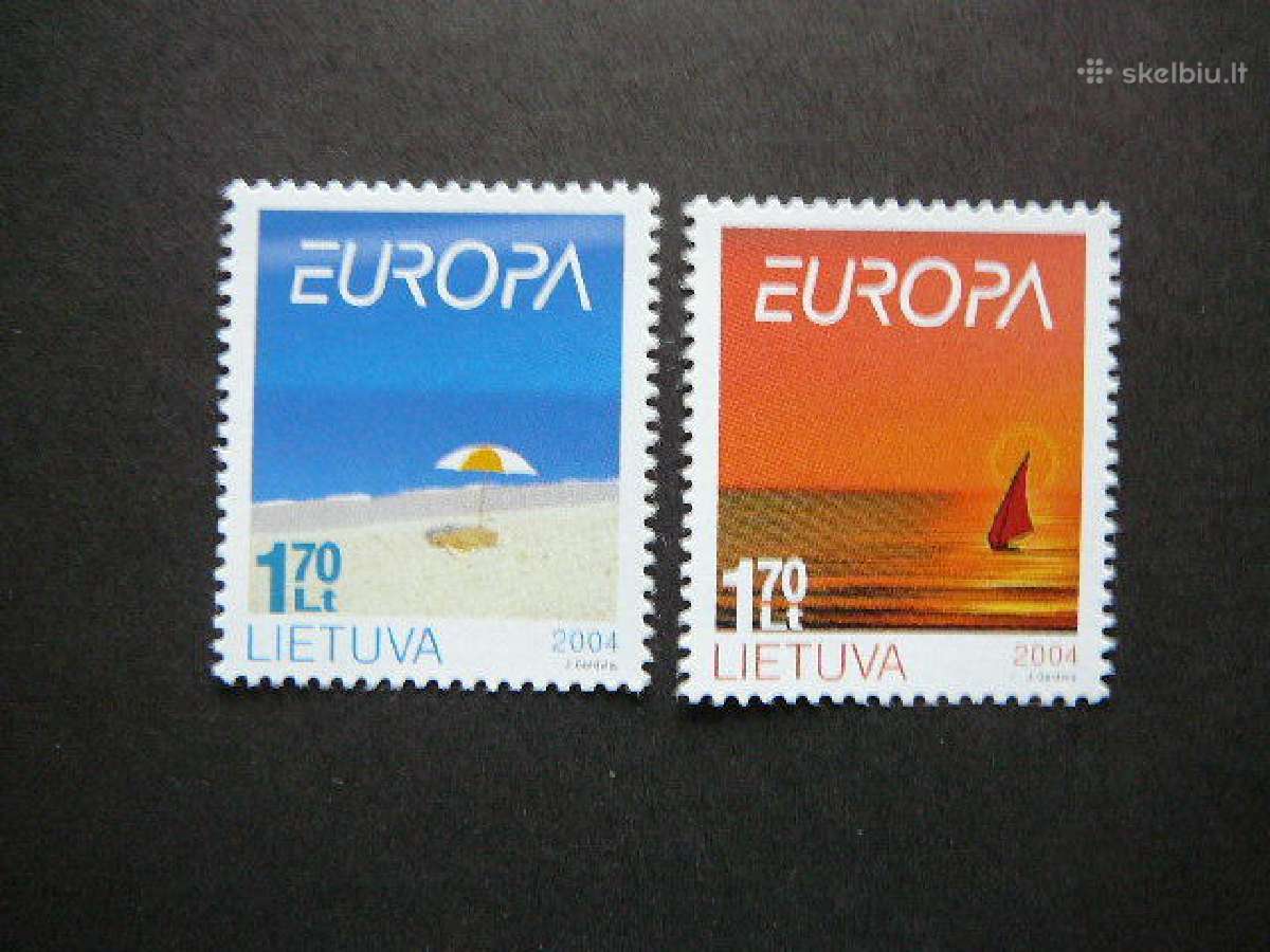 Lietuva 2004 Europa svarus lit842/3s