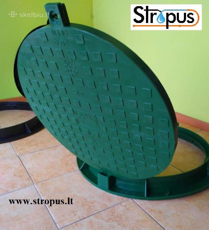Plaukiojantys Šulinio Dangčiai Plastikiniai liukai - nuotraukos Nr. 3