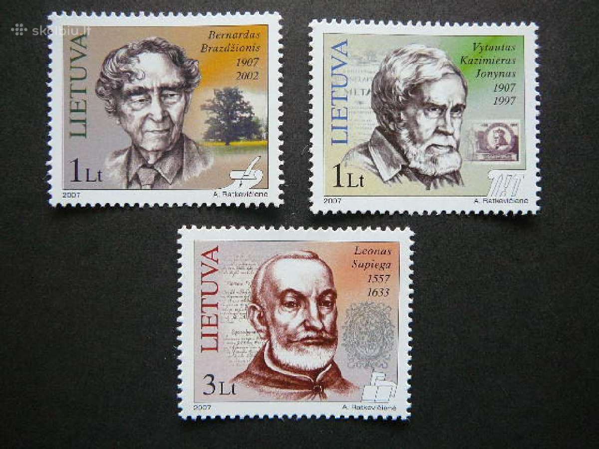 Lietuva 2007 Izymus zmones svarus lit927s