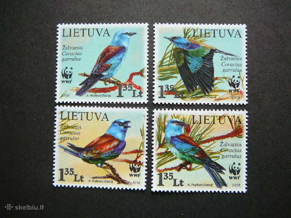 Lietuva 2008 Pauksciai svarus lit984s