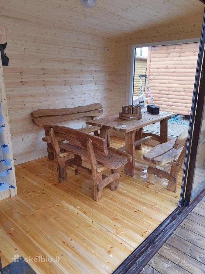 Pirtys pavėsinės medinis sandėliukas sodo namelis - nuotraukos Nr. 7