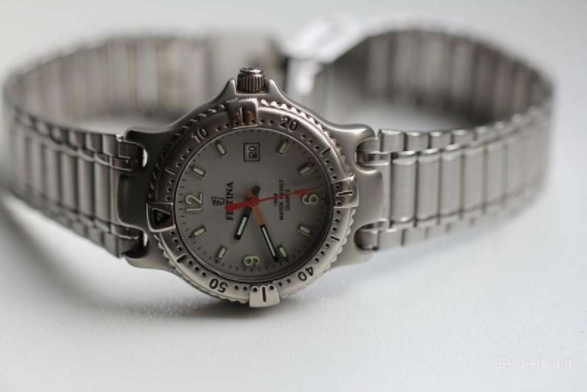 Festina Swiss titaninis originalas su nauja - nuotraukos Nr. 2