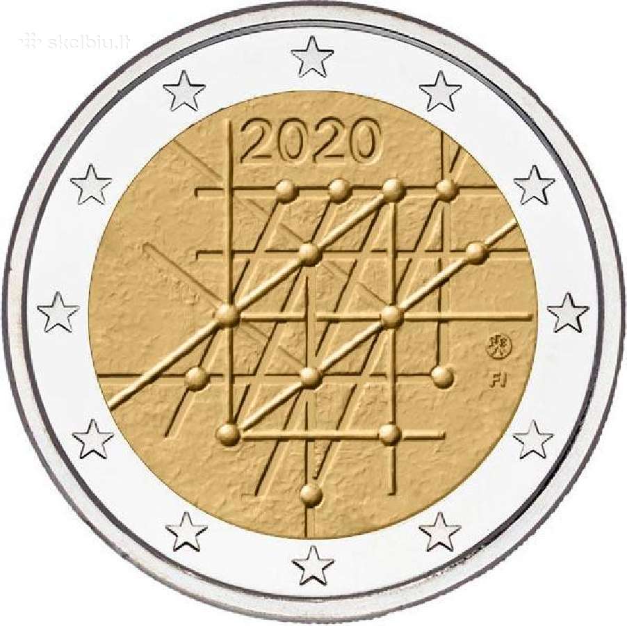 Parduodu Suomijos 2020 2 eurų monetas