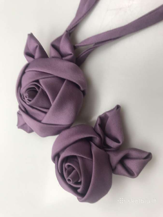 Gėlė sagė violetine akvamarino - nuotraukos Nr. 2