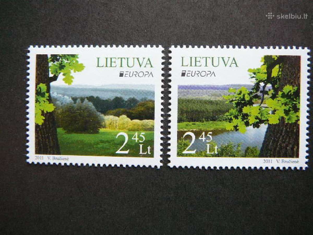 Lietuva 2011 Europa Miskai Mnh lit1063/4