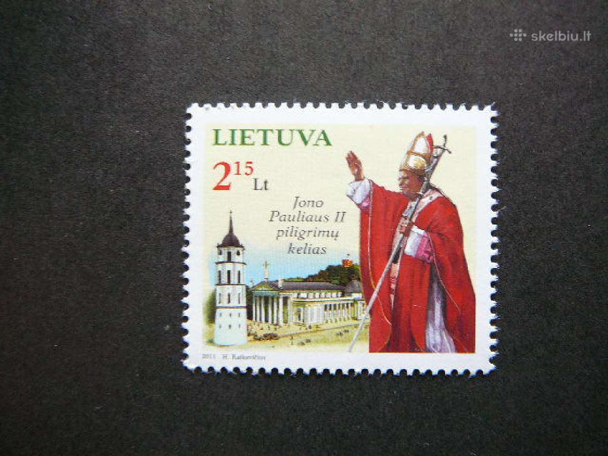 Lietuva 2011 Popiezius J. Paulius svarus lit1065