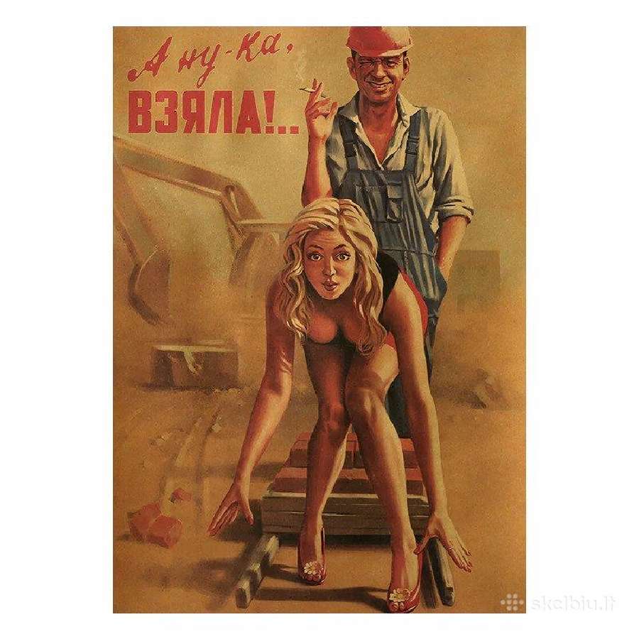 Stalino laikmečio laminuoti plakatai ir lipdukai - nuotraukos Nr. 3