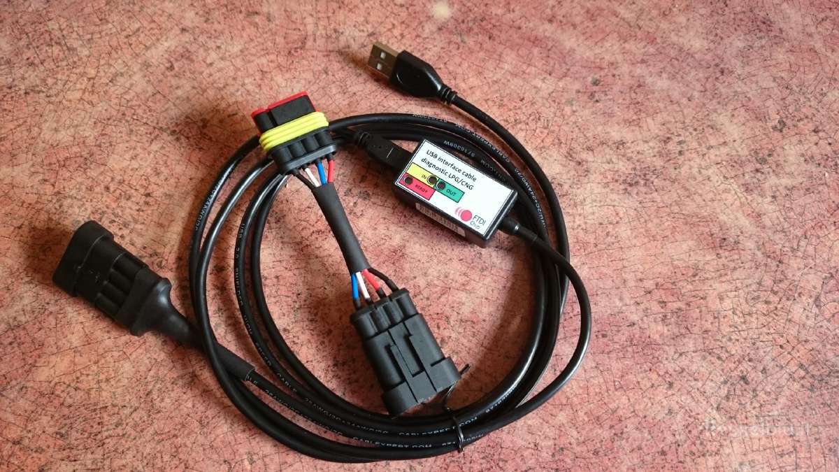 Stag Brc Lpgdujų diagnostinis kabelis su programom - nuotraukos Nr. 19