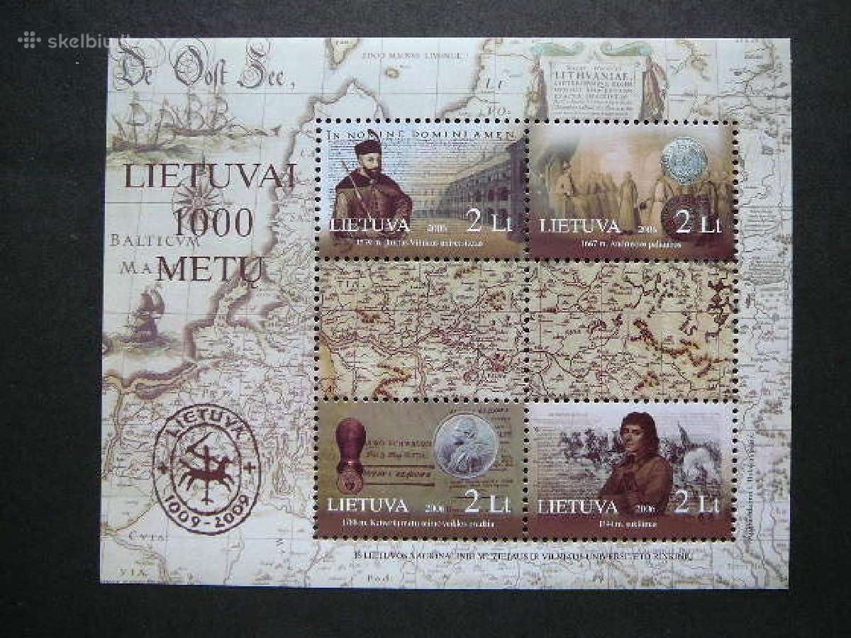 Lietuva 2006 Tukstantmetis svarus Blokas lit909