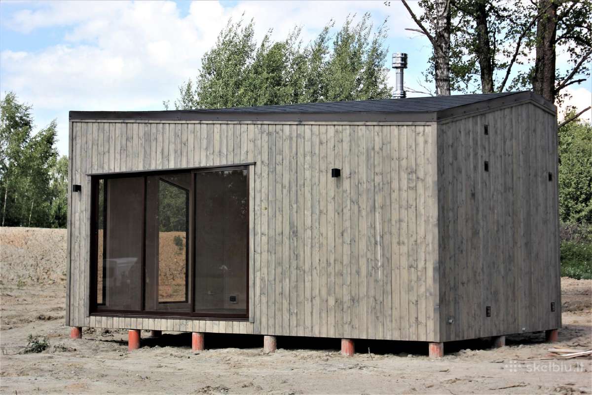 Modulinė pirtis, karkasinė pirtis, medinė pirtis - nuotraukos Nr. 3