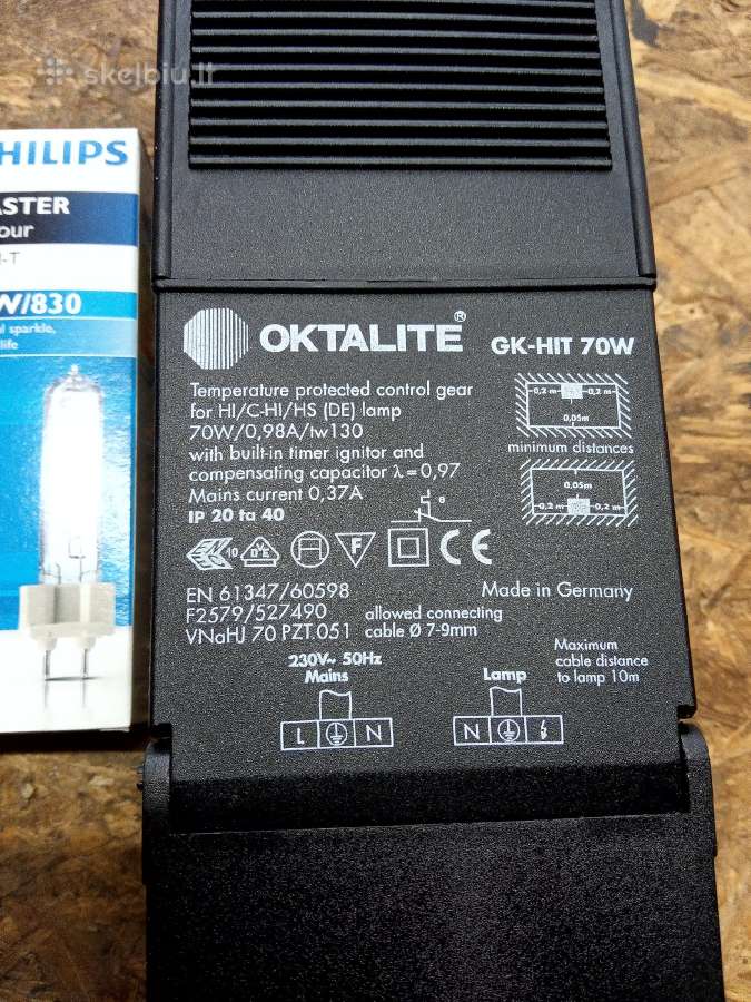 Halogeno lempos ir uždegėjai Philips 70 W - nuotraukos Nr. 4