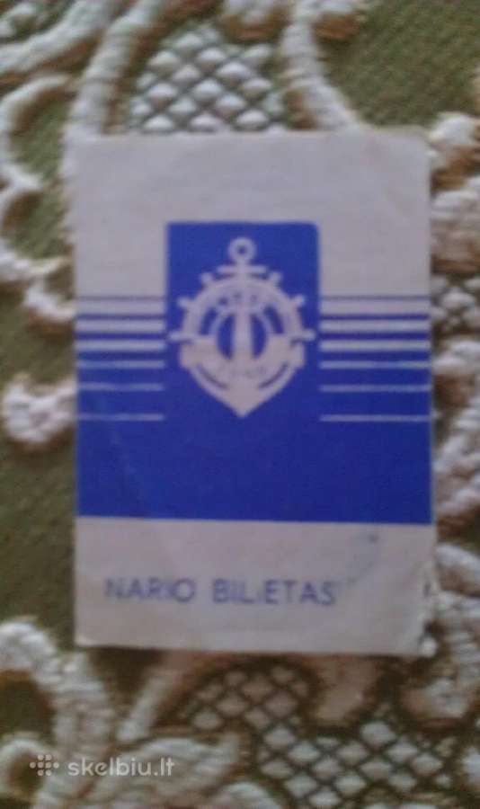 Nario bilietas1980m.radonojo kryžiaus - nuotraukos Nr. 3