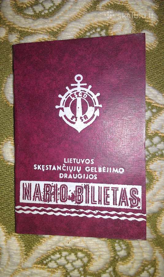 Nario bilietas1980m.radonojo kryžiaus - nuotraukos Nr. 5