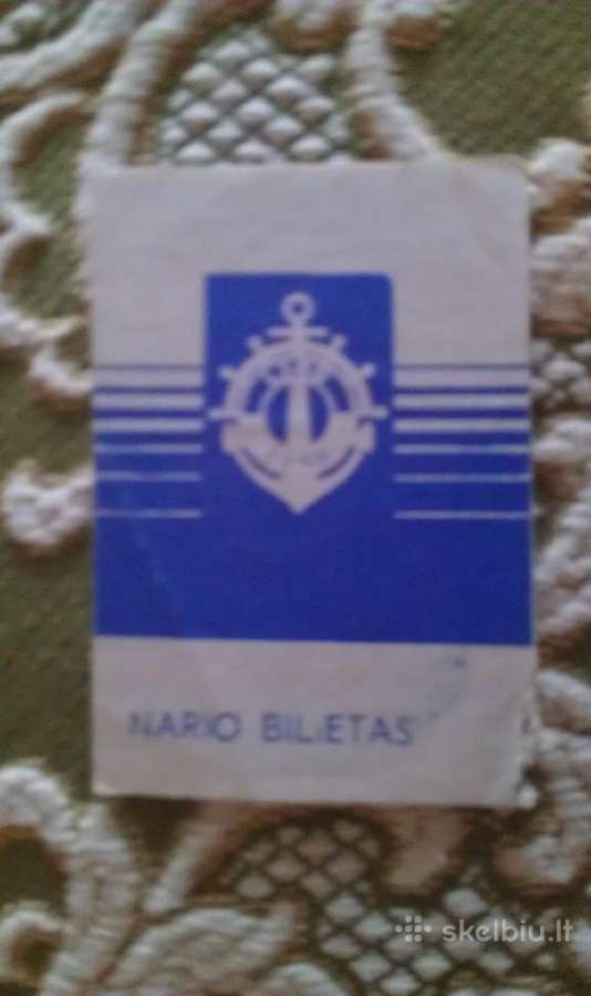 Nario b.clenskj Bilet 1975 Ltsr kolekcijai ankstes - nuotraukos Nr. 9
