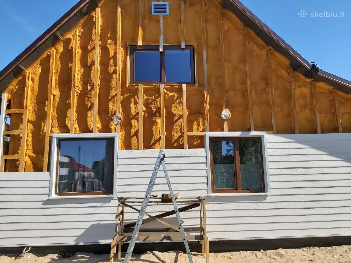 Stogo dengimas, ventiliuojamas fasadas, skardinam - nuotraukos Nr. 11