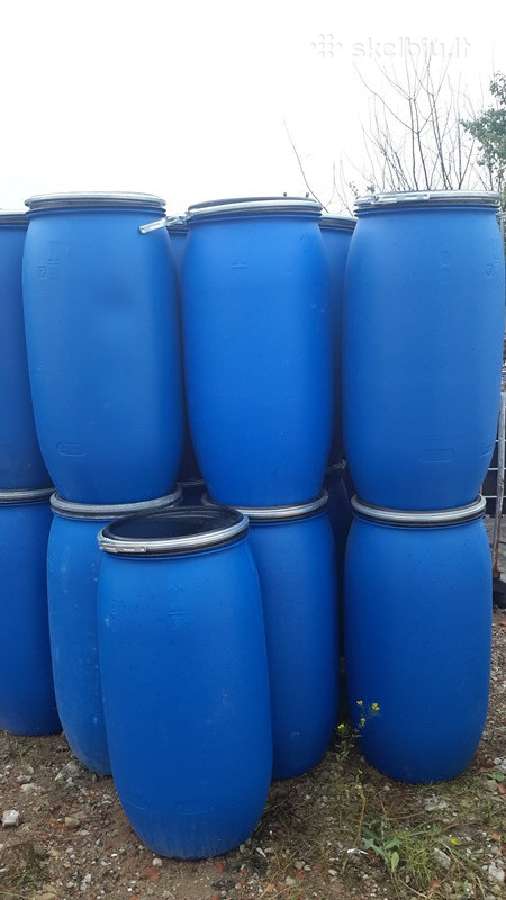 Statinės 200ltr plastikinės su kamšteliais - nuotraukos Nr. 2