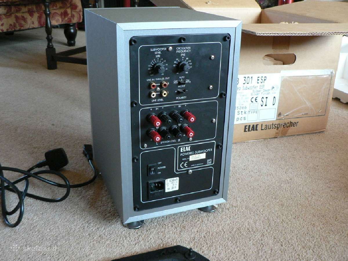 Subwoofer Elac 301 Esp - nuotraukos Nr. 5