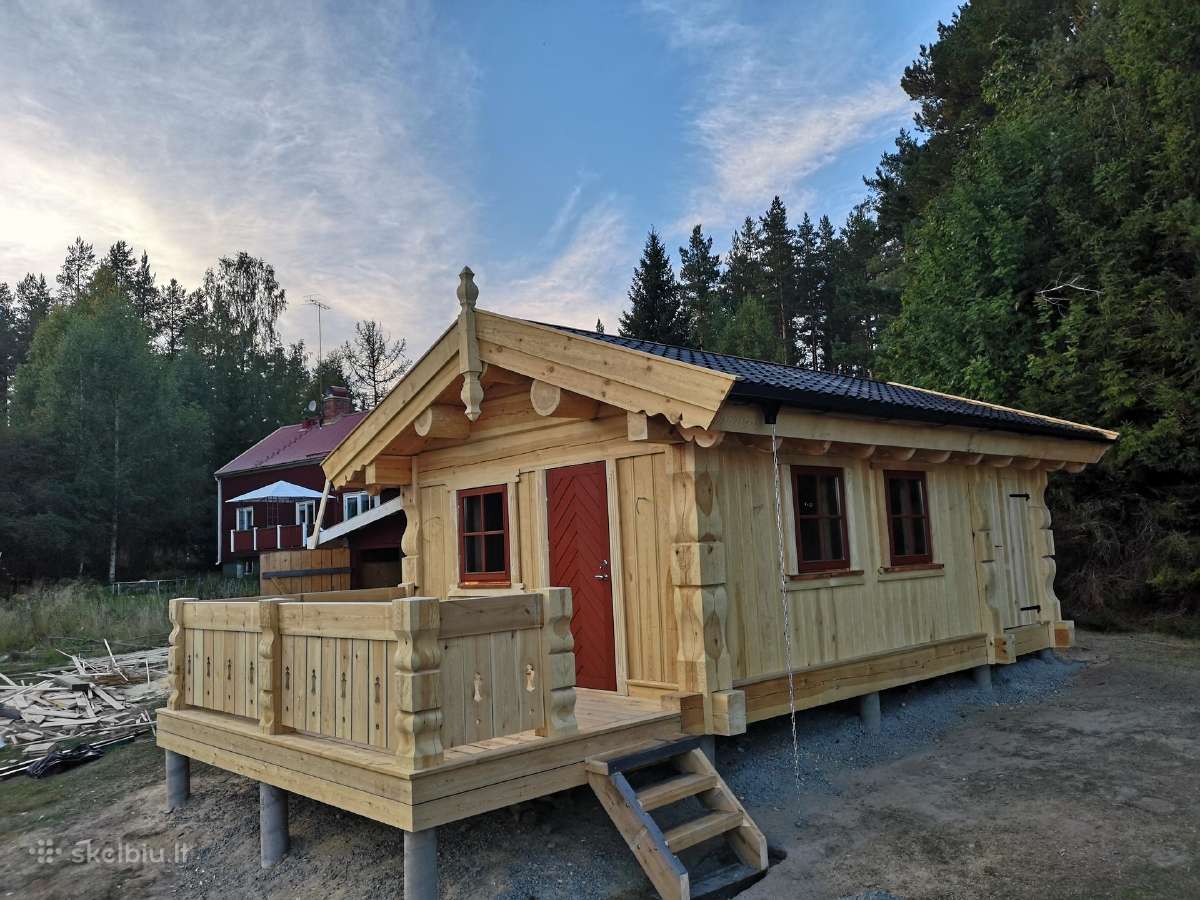 Rąstiniai-skydiniai,karkasiniai namai,pirtys. - nuotraukos Nr. 6