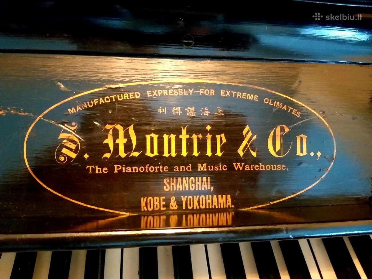 S. Moutrie & Co. pianinas - nuotraukos Nr. 4