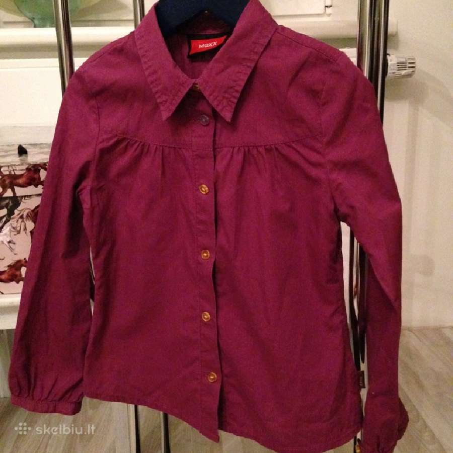 Mexx marškiniai merg. 110-116cm, Benetton- 130cm.