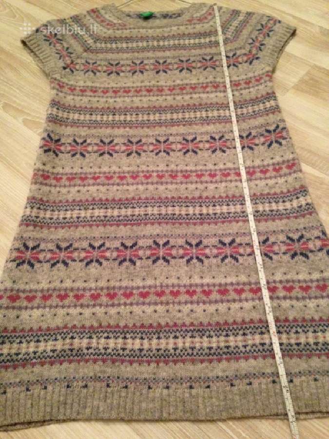 Benetton megzta suknelė 130cm 2 vnt. - nuotraukos Nr. 4