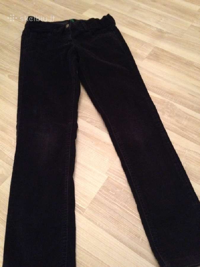 Benetton velvetinės kelnės mergaitei 130cm