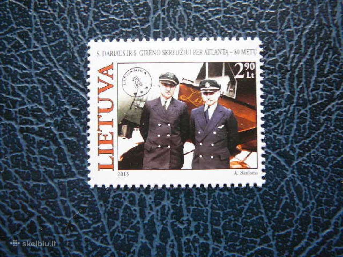 Lietuva 2013 S. Darius ir S. Girenas Mnh lit1140