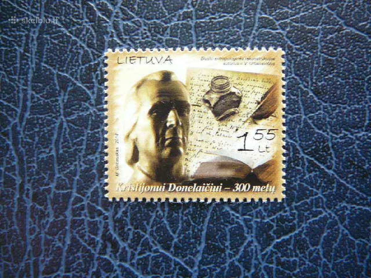 Lietuva 2014 K. Donelaitis svarus lit1149
