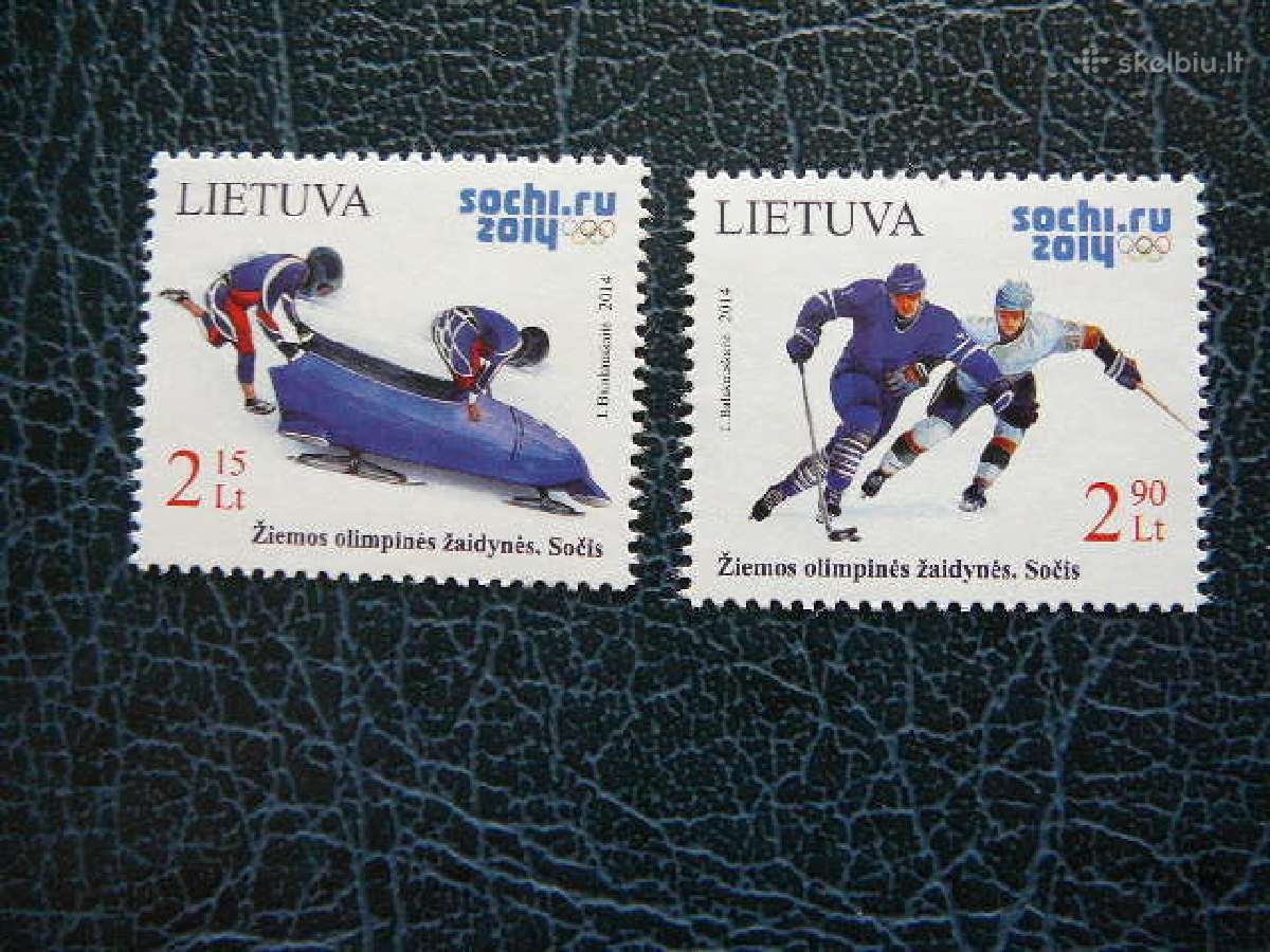 Lietuva 2014 Olimpines svarus lit1150
