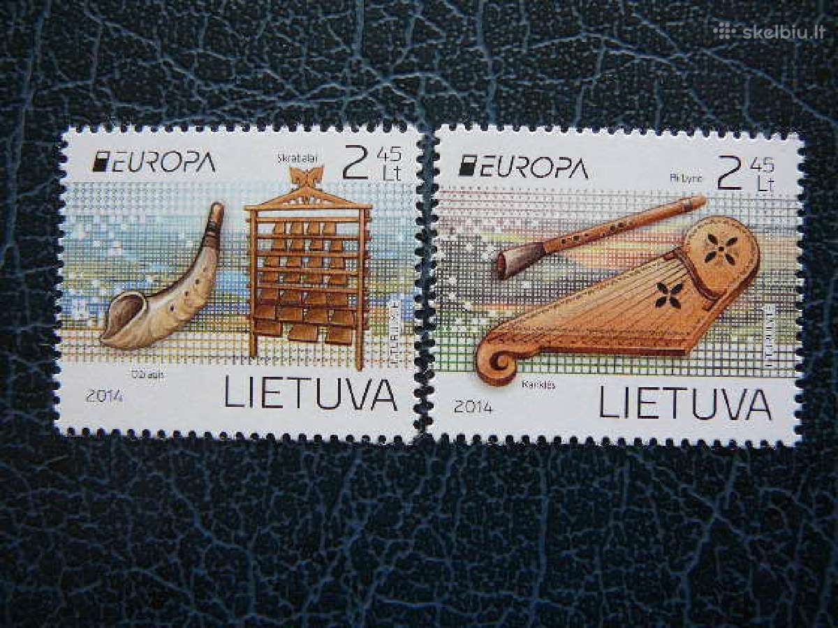 Lietuva 2014 Muzikiniai instrumentai Mnh lit1159s