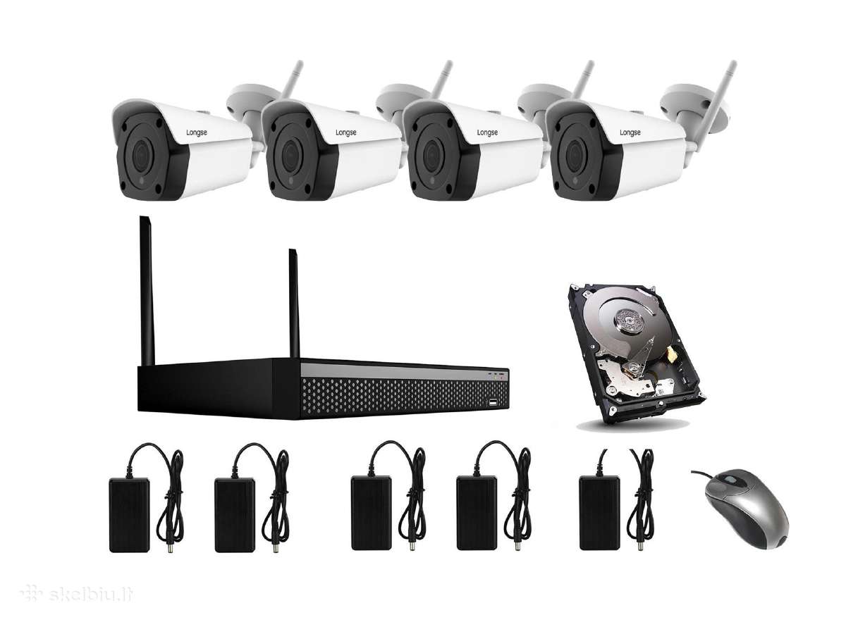WiFi kameros namų vidui ir kiemui - nuotraukos Nr. 4