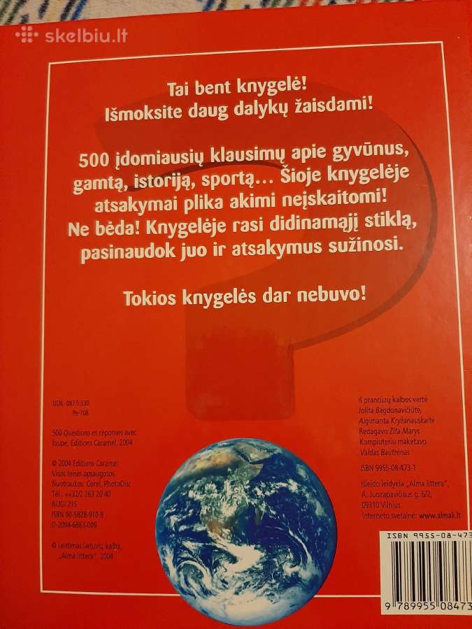 Knyga "500 klausimų ir atsakymų" - nuotraukos Nr. 3