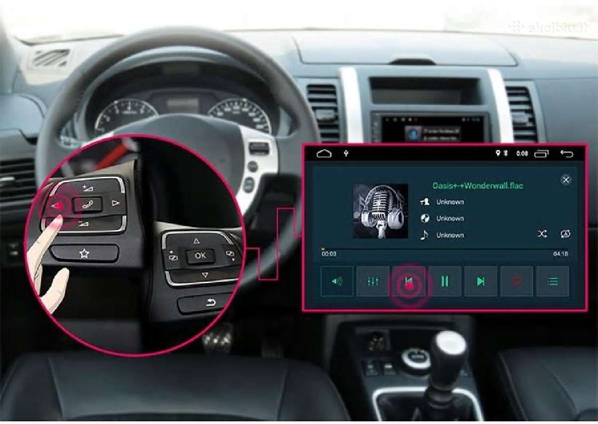 Volkswagen Passat B6, B7, Cc android multimedija - nuotraukos Nr. 10