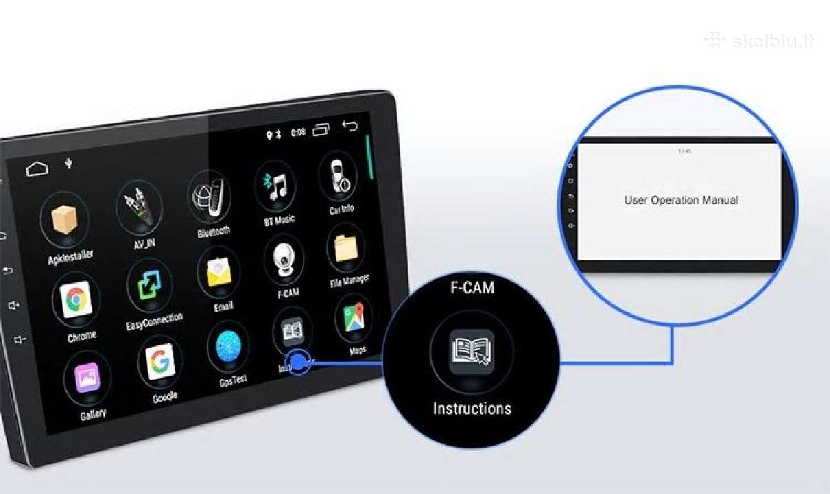 Volkswagen Passat B6, B7, Cc android multimedija - nuotraukos Nr. 15