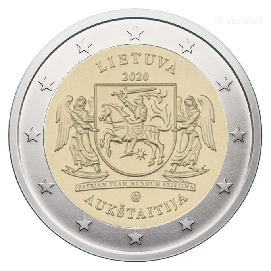 Lietuva 2 eurai, 2020 Aukštaitija