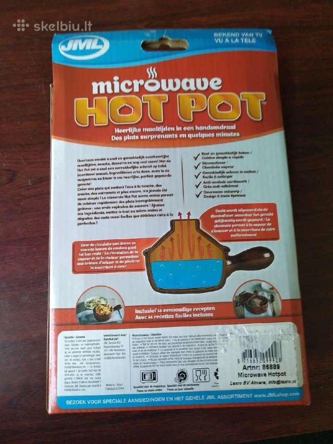 Mikrobangų krosnelės puodas - nuotraukos Nr. 4