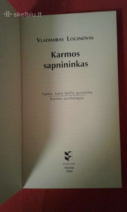 V.loginovas Knygos karmos tema 2002 m. - nuotraukos Nr. 2