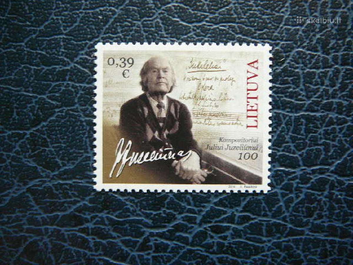 Lietuva 2016 Kompozitorius svarus lit1213